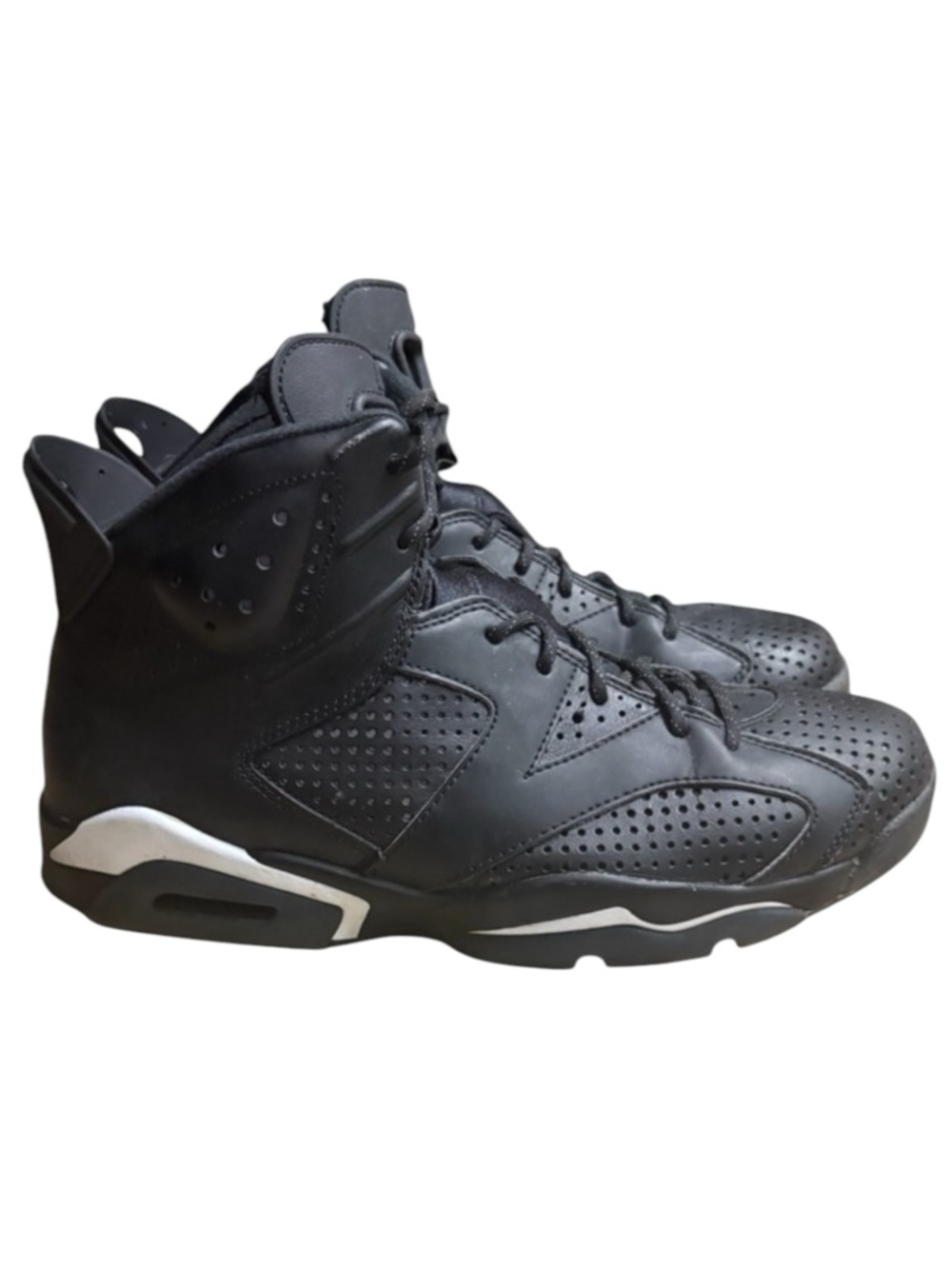 NIKE Air Jordan 6 VI Retro Black Cat 2016 High-Top Sneakers Size 10.5 — WOW!!!